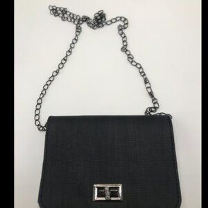 Women Bag black color Shoulder Crossbody Bag PU Square Mob